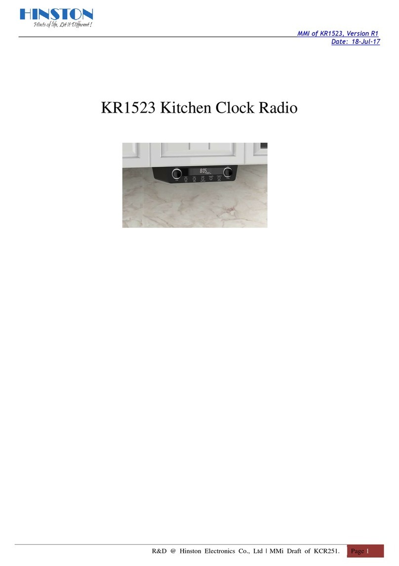 Hinston KR1523 quick start guide