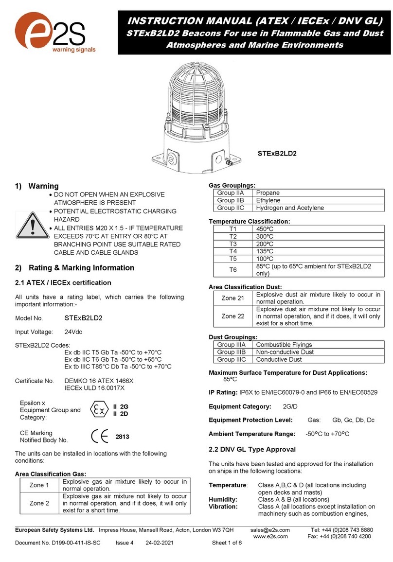 E2S STExB2LD2 instruction manual
