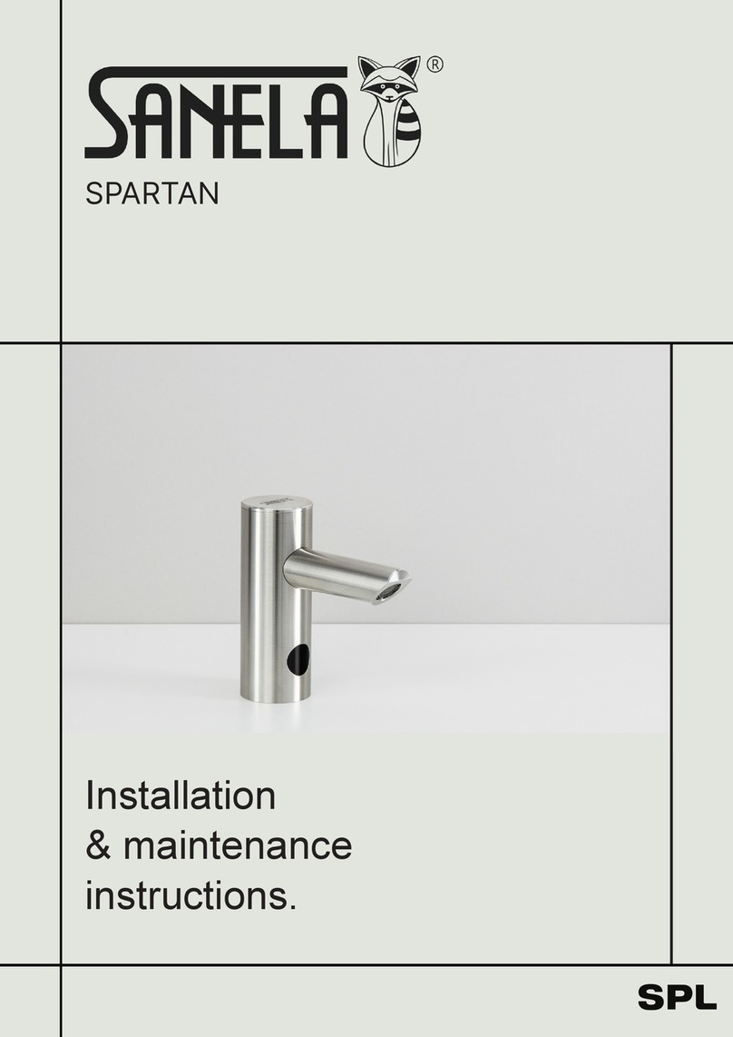 Sanela SPARTAN Installation & maintenance instructions Sanela SPARTAN Installation & maintenance instructions