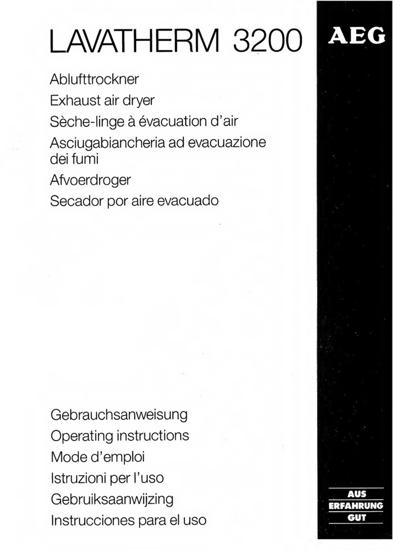 AEG LAVATHERM 3200 operating instructions AEG LAVATHERM 3200 operating instructions