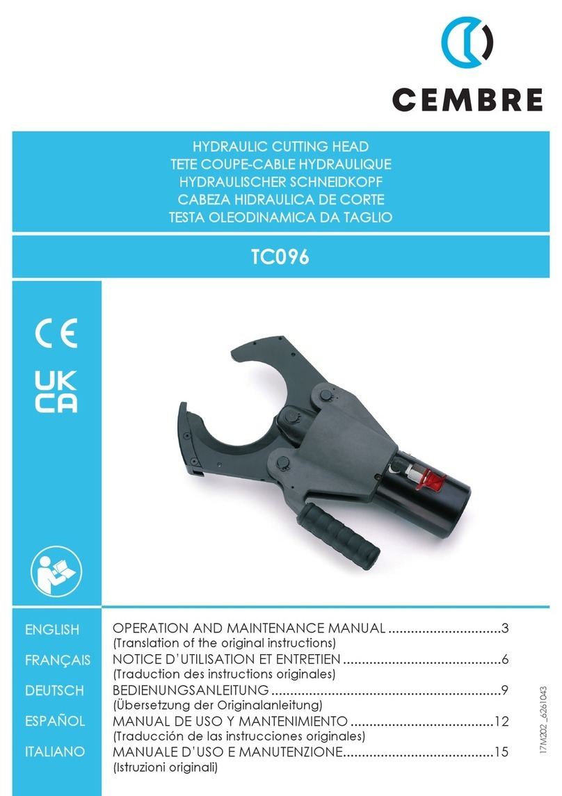 Cembre TC096 User manual