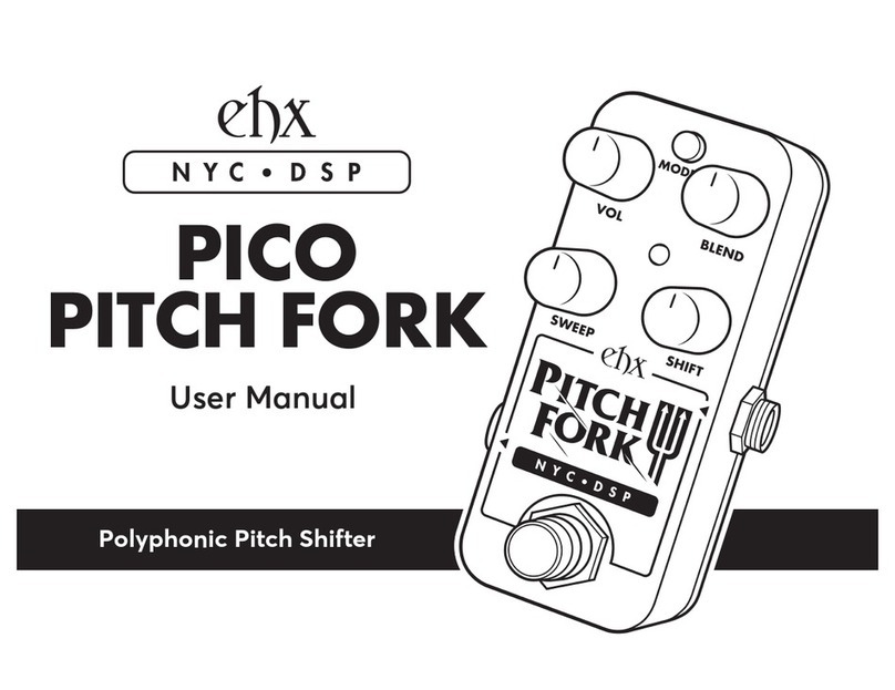 EHX PICO PITCH FORK user manual