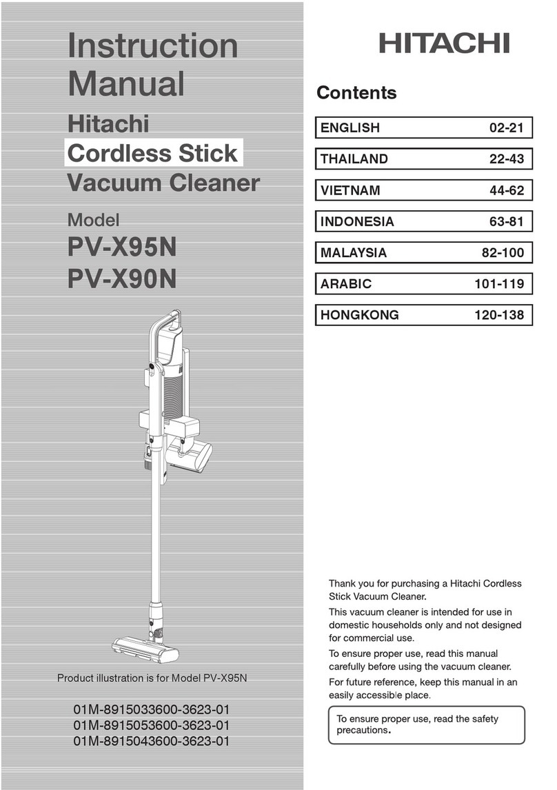Hitachi PV-X95N instruction manual