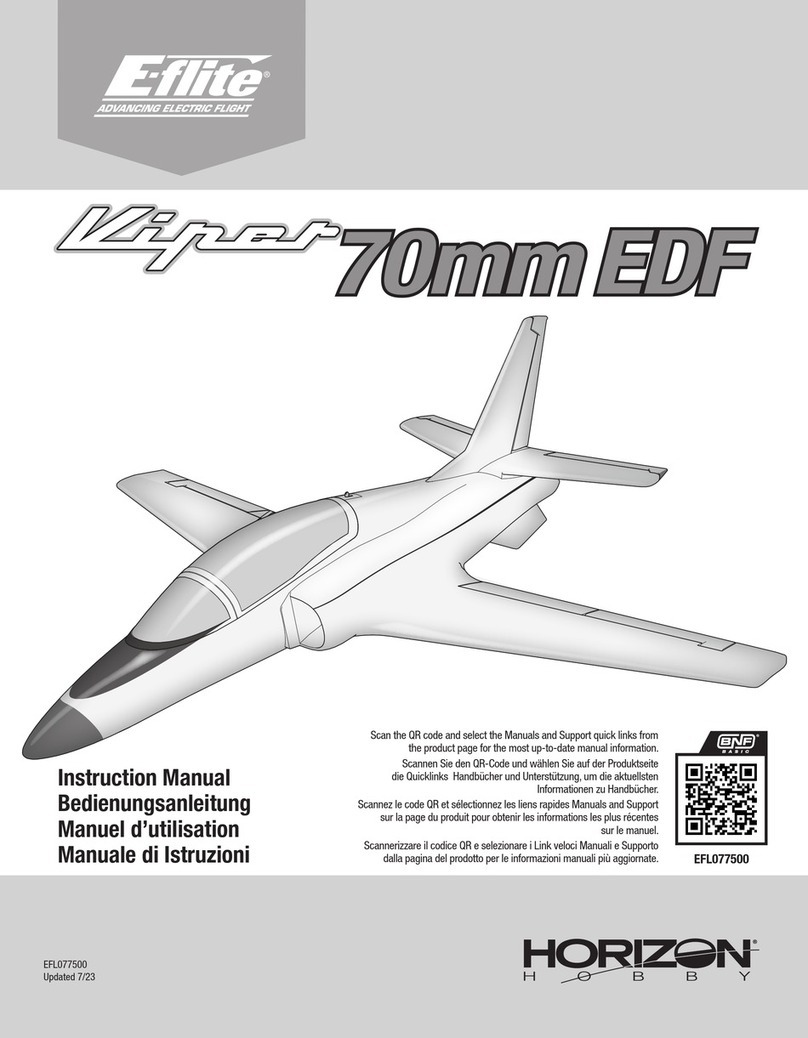 Horizon Hobby E-flite SAFE plug-N-Play Viper 70mm EDF User manual