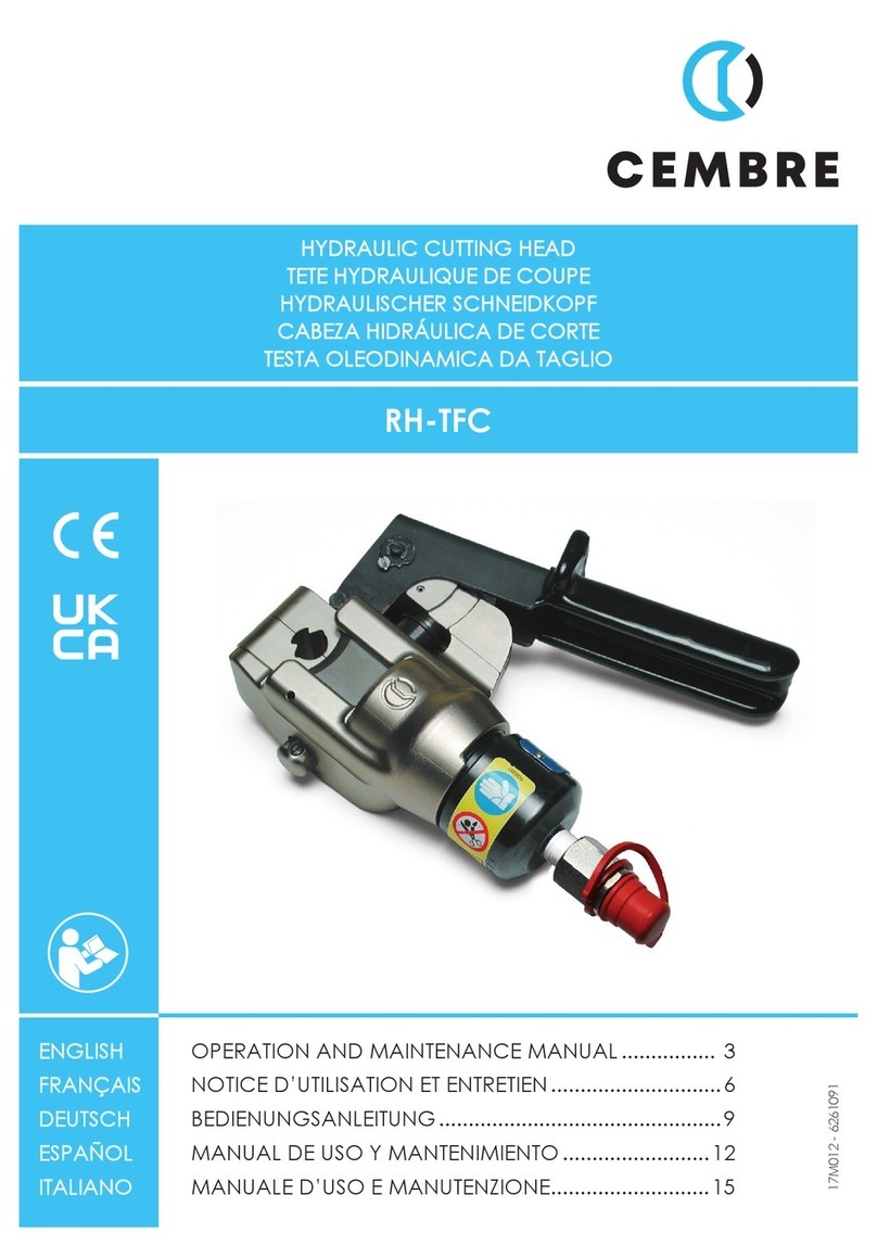 Cembre RH-TFC User manual