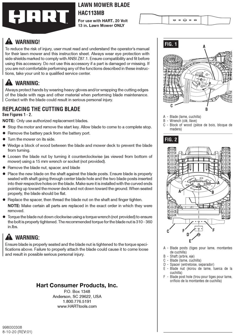 HART HAC113MB manual