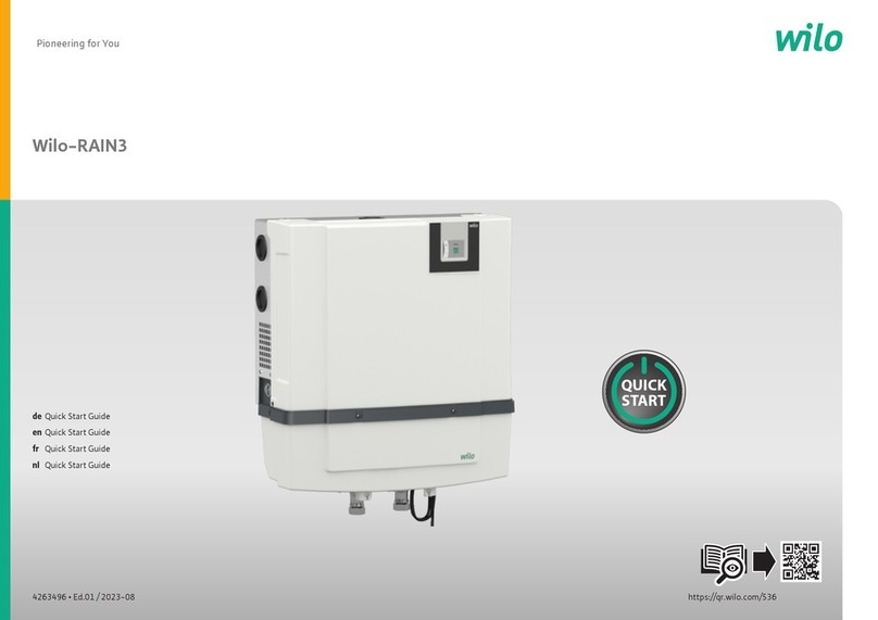 Wilo RAIN3 Series quick start guide