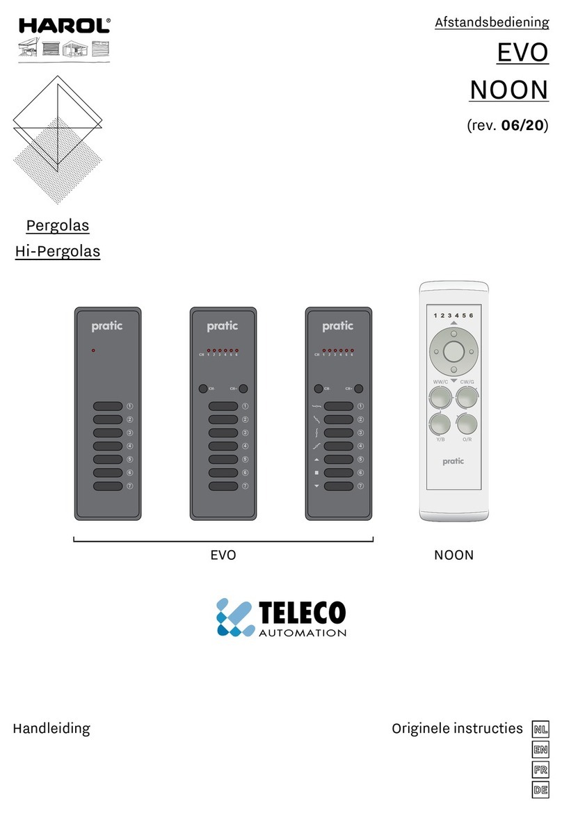 TELECO AUTOMATION Harol EVO User manual