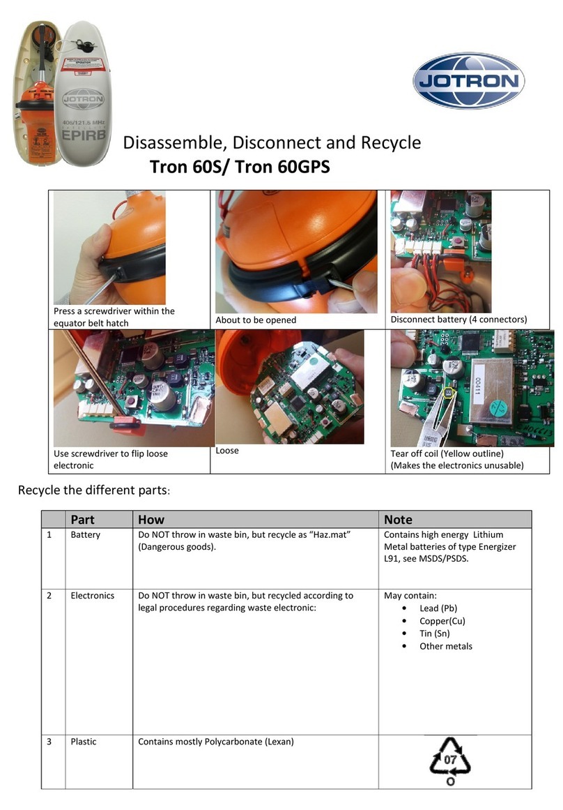 jotron Tron 60S Disassemble guide