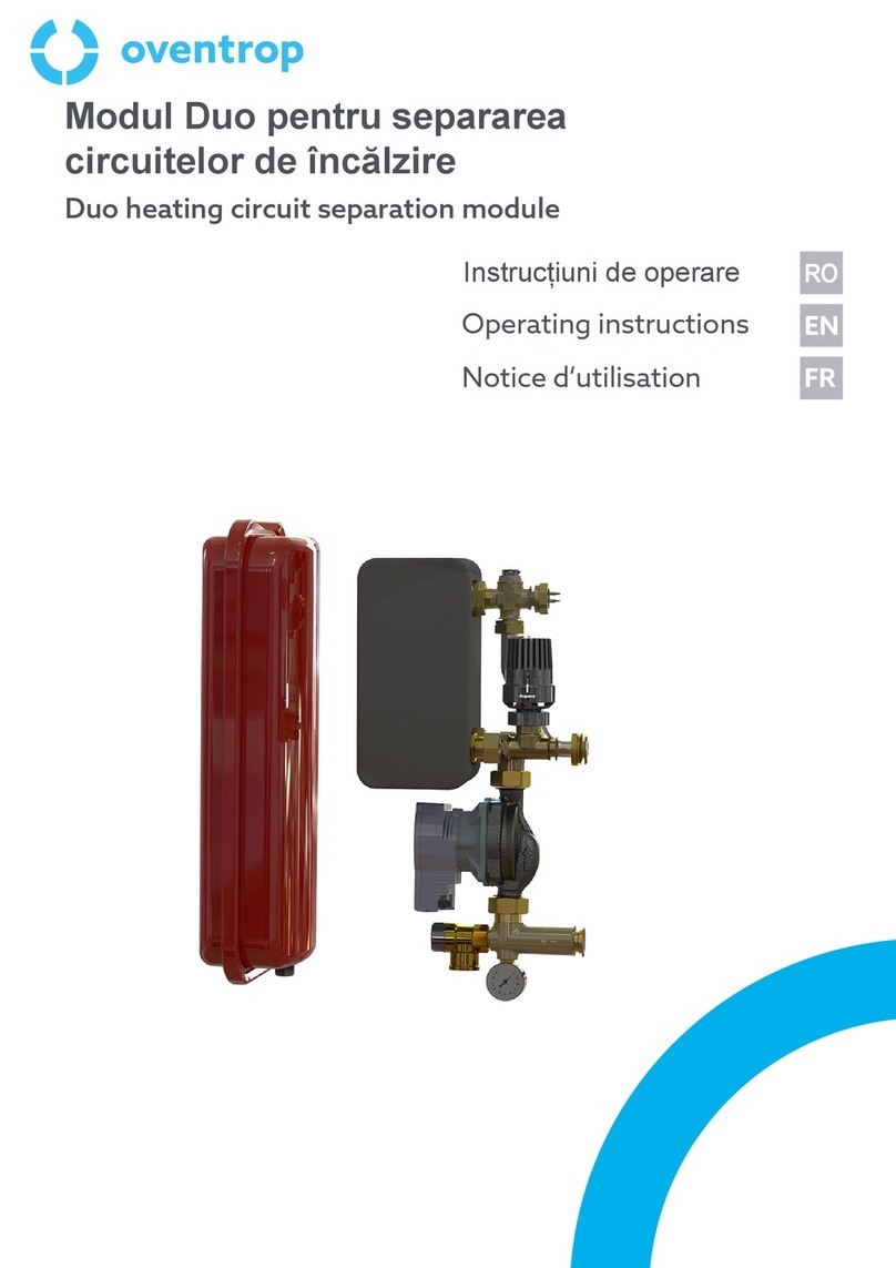 oventrop MODUL DUO operating instructions