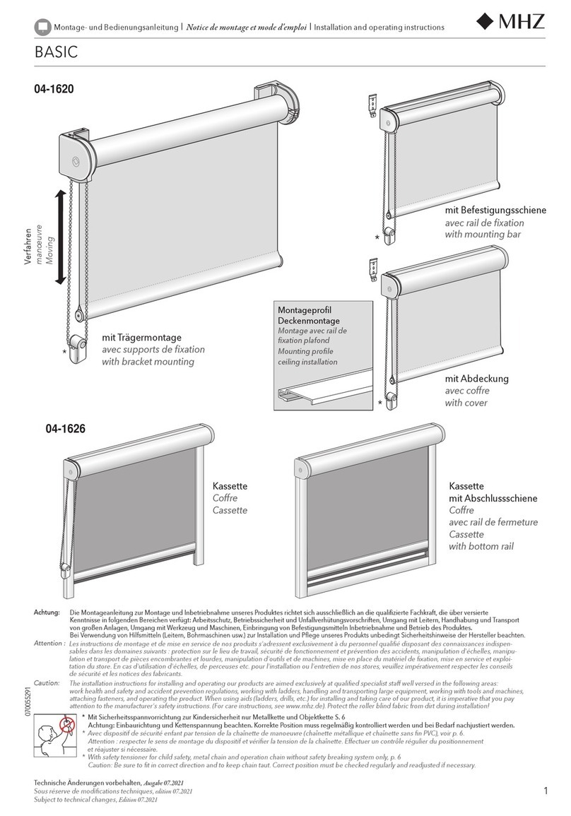 MHZ BASIC 04-1620 Installation and operating instructions