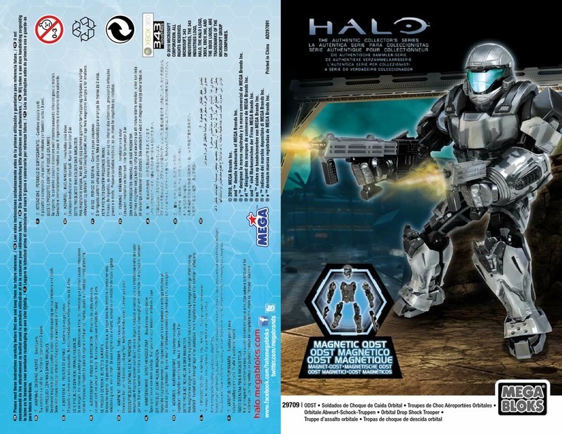 Mega Bloks HALO MAGNETIC ODST User manual Mega Bloks HALO MAGNETIC ODST User manual