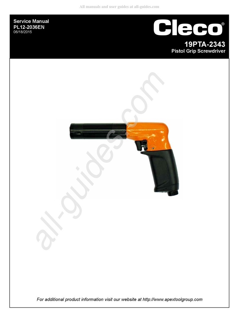 Cleco 19PTA-2343 User manual Cleco 19PTA-2343 User manual
