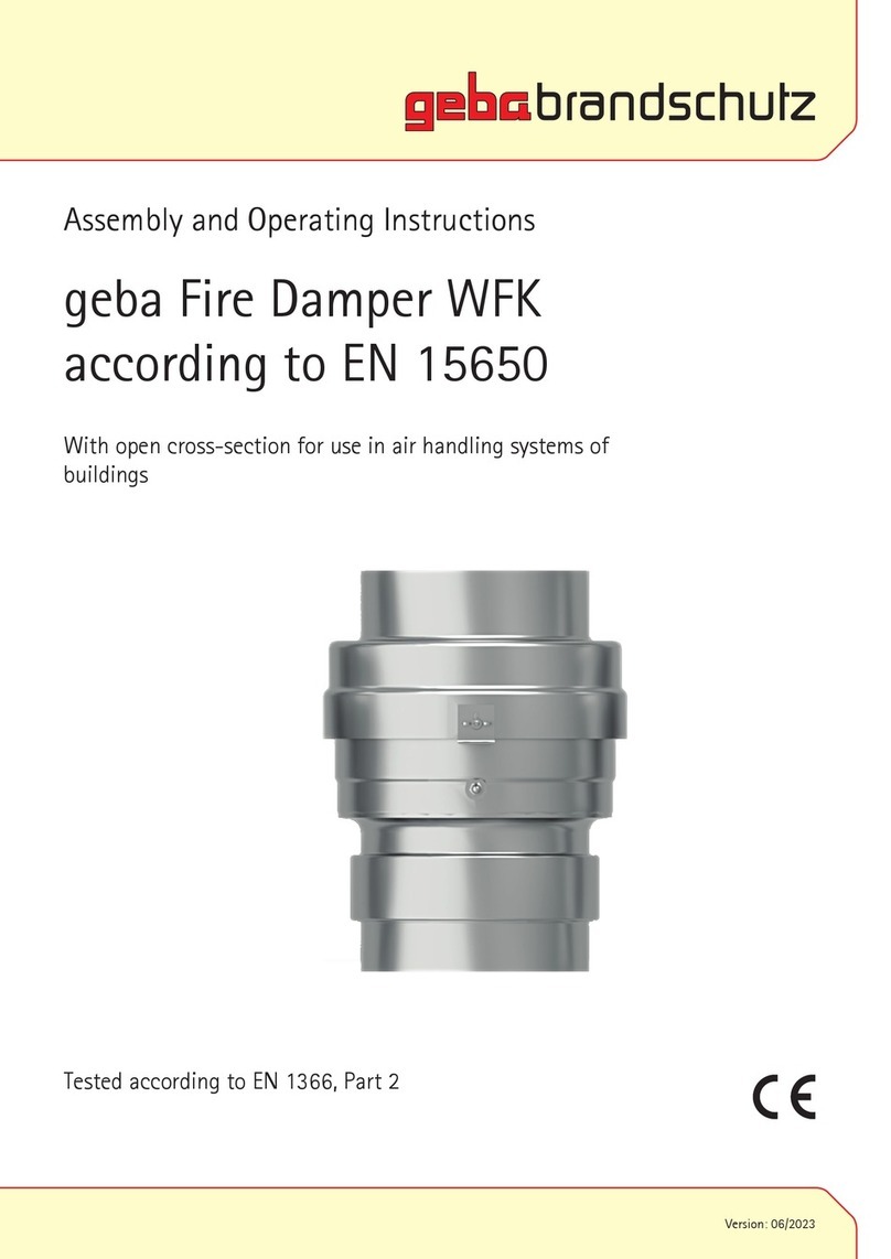 Geba WFK Series Assembly and operating instructions Geba WFK Series Assembly and operating instructions