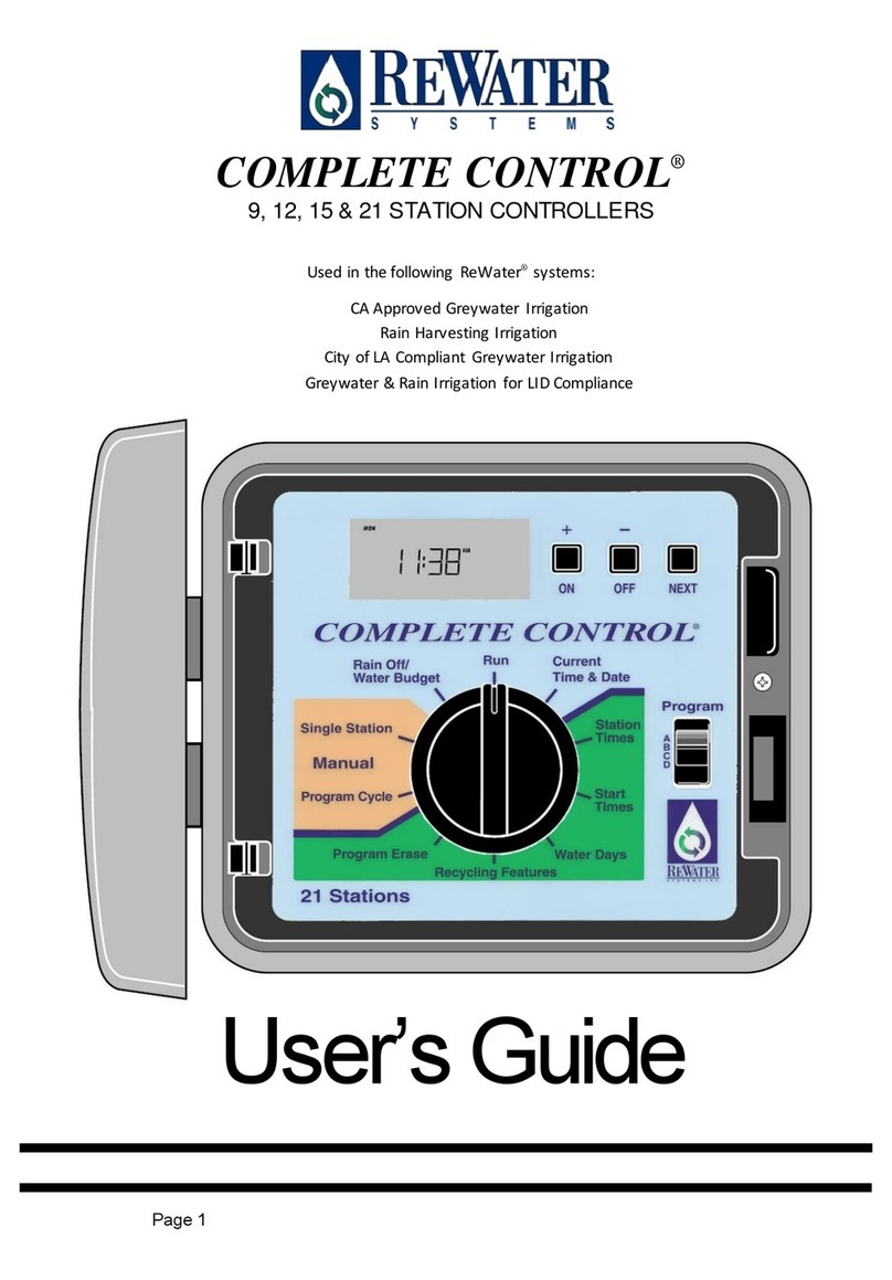 ReWater Systems COMPLETE CONTROL user guide