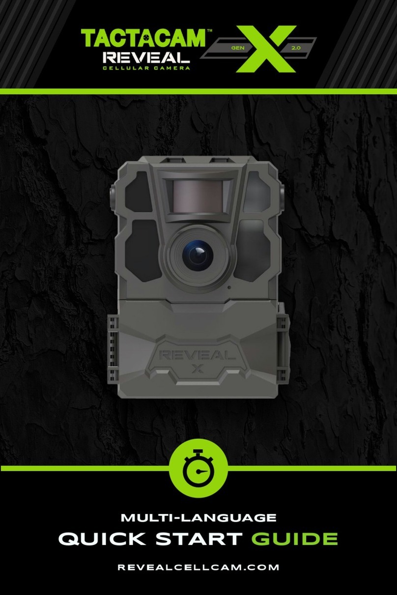 Tactacam Reveal X Gen 2.0 quick start guide