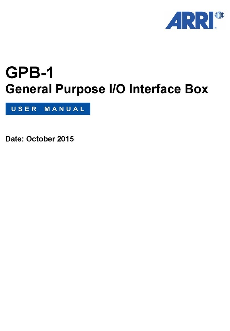ARRI GPB-1 user manual