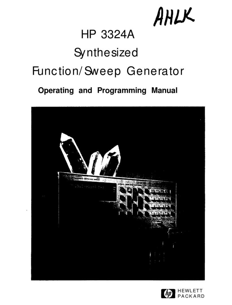 HP HP 3324A Owner's manual