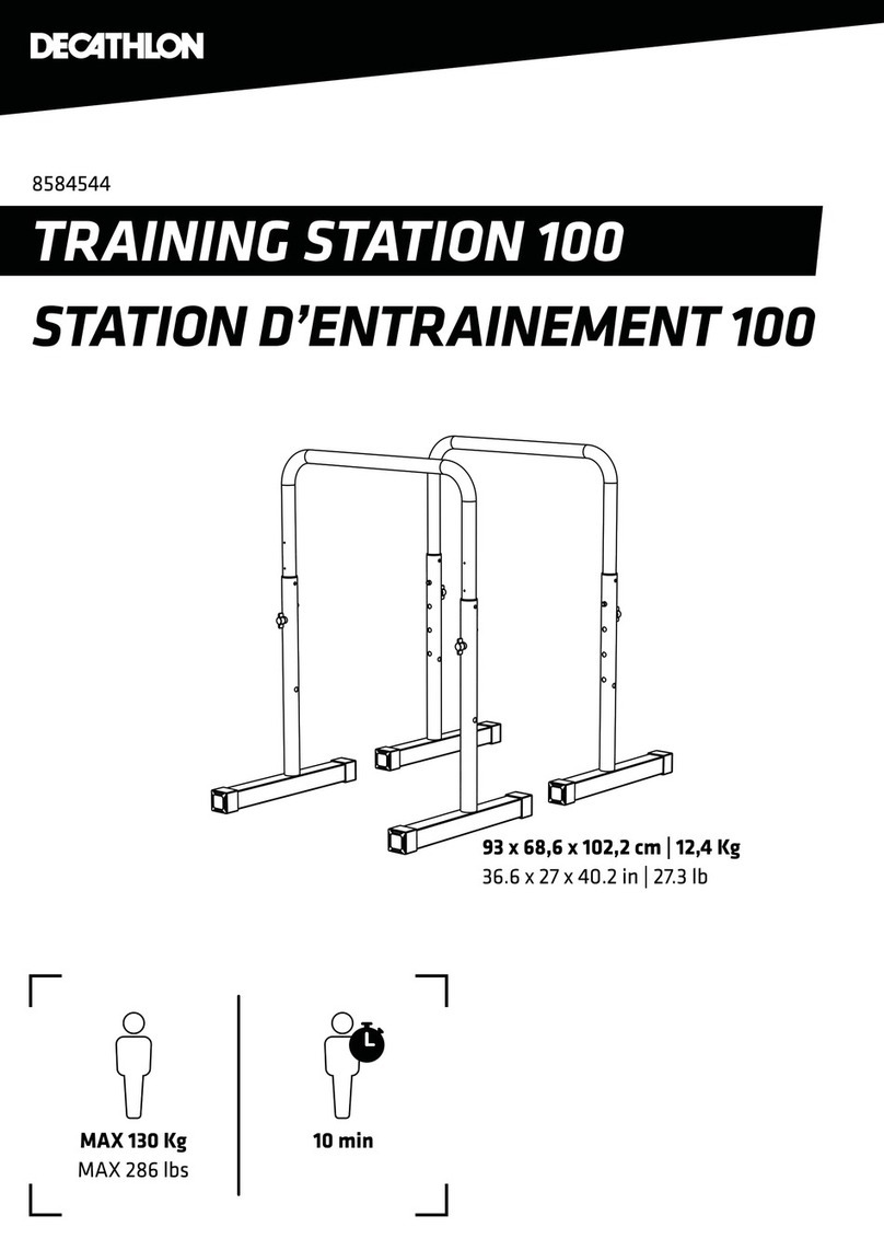 Decathlon TRAINING STATION 100 manual