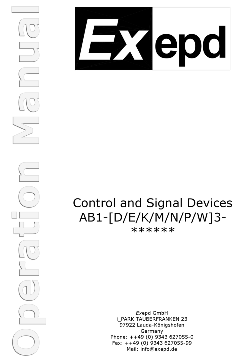 Exepd AB1 3 Series User manual