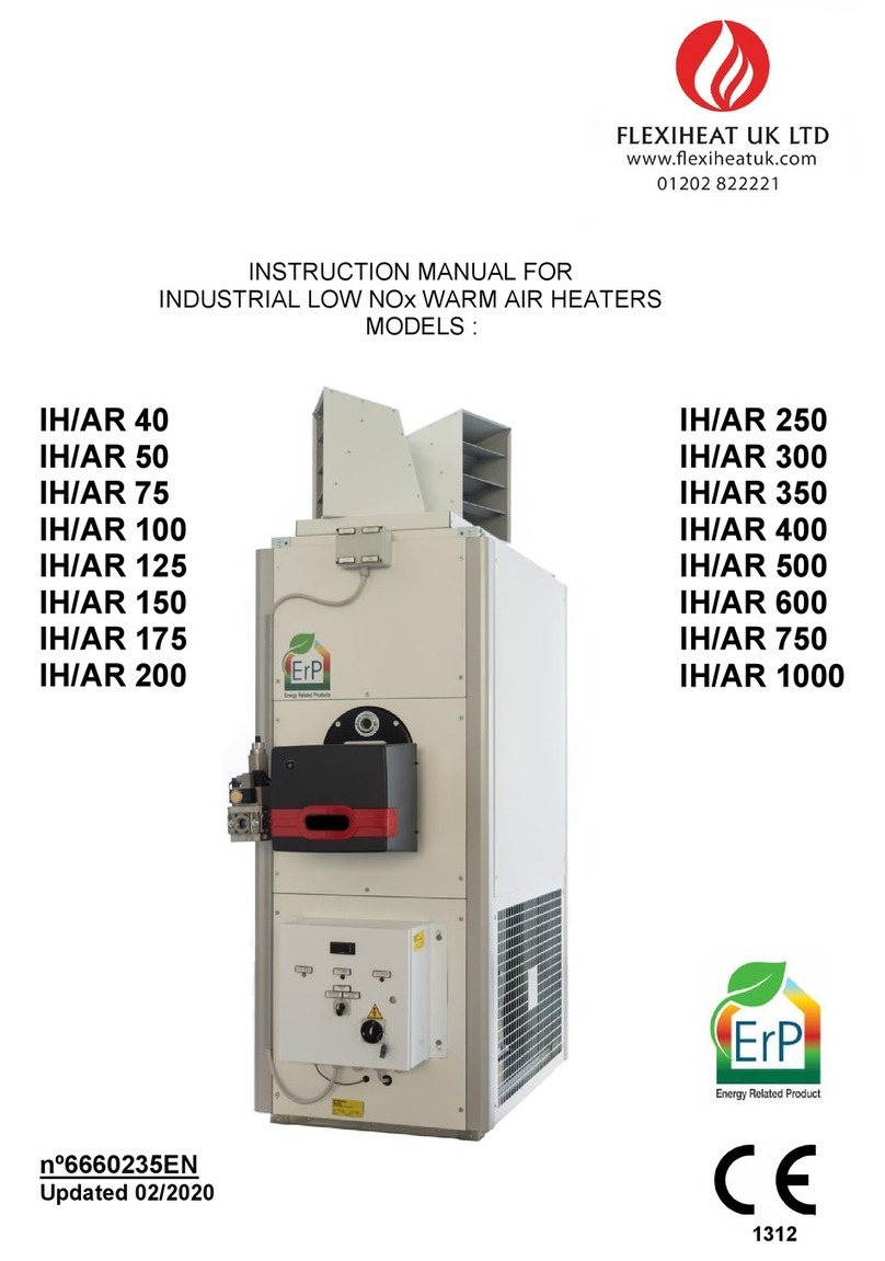 Flexiheat IH/AR 40 User manual