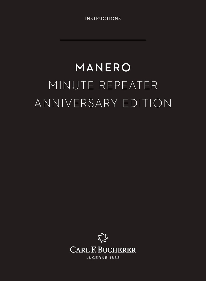 Carl F. Bucherer MANERO MINUTE REPEATER ANNIVERSARY EDITION User manual