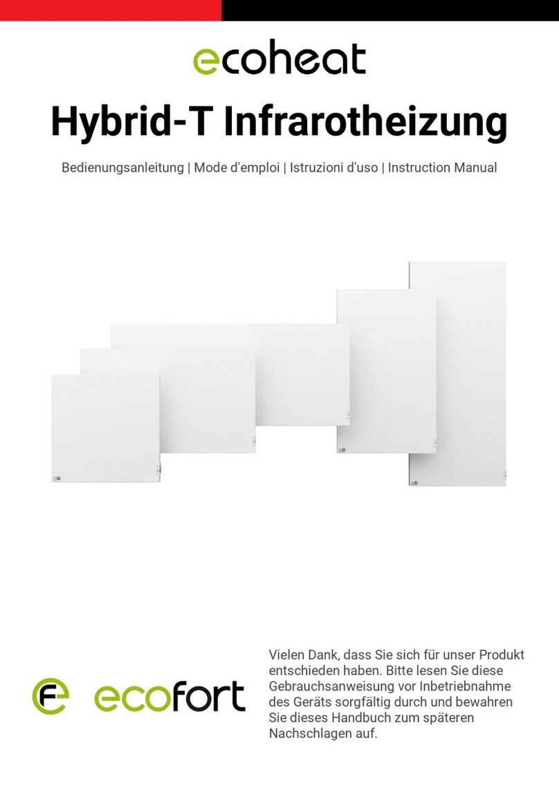 ecofort ecoheat Hybrid-T instruction manual
