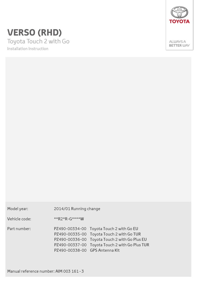 Toyota PZ490-00334-00 Installation instruction