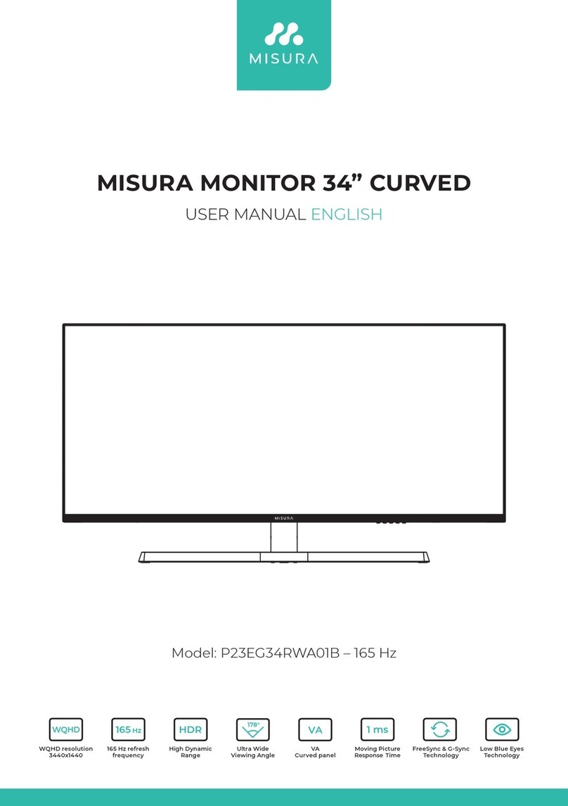 MISURA P23EG34RWA01B User manual MISURA P23EG34RWA01B User manual