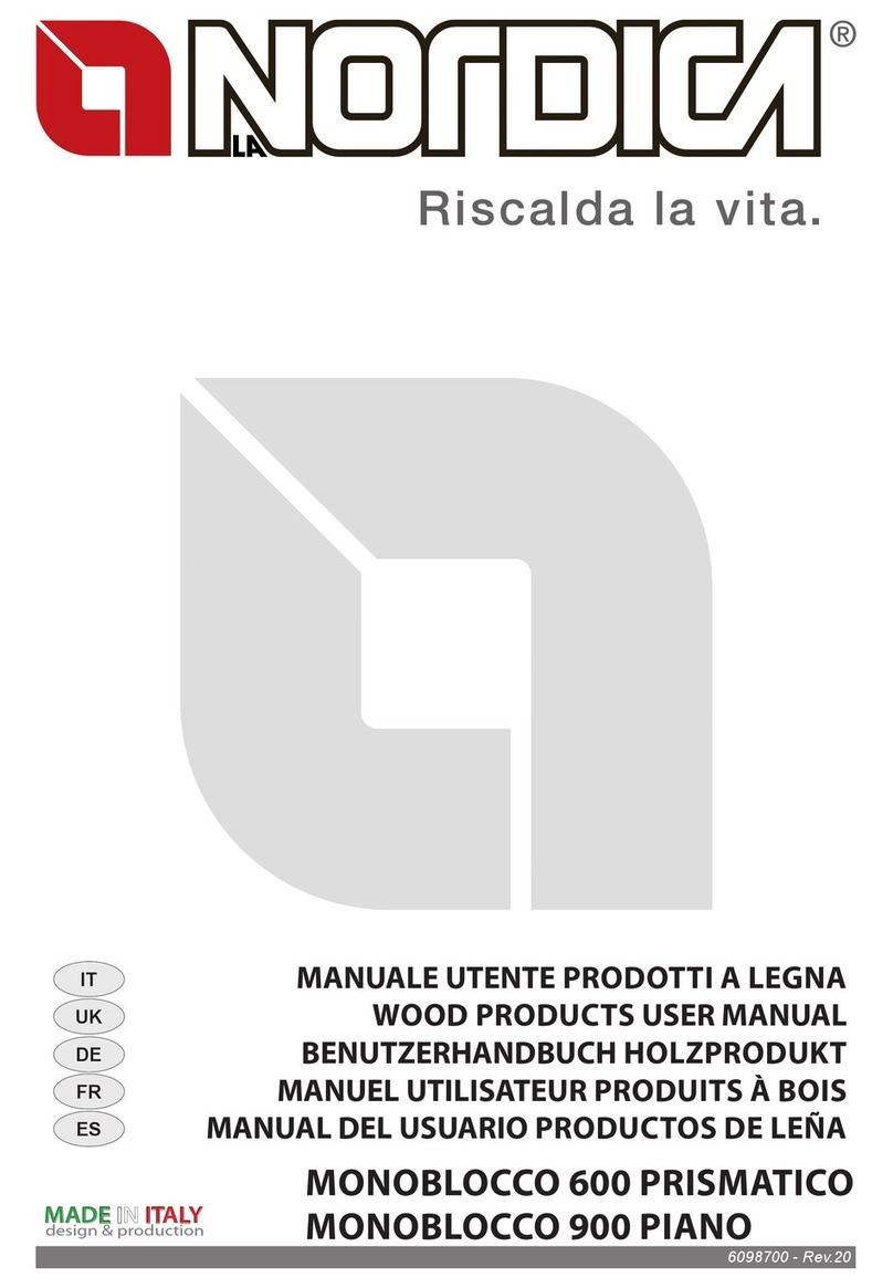 Nordica Monoblocco Prismatico 600 User manual