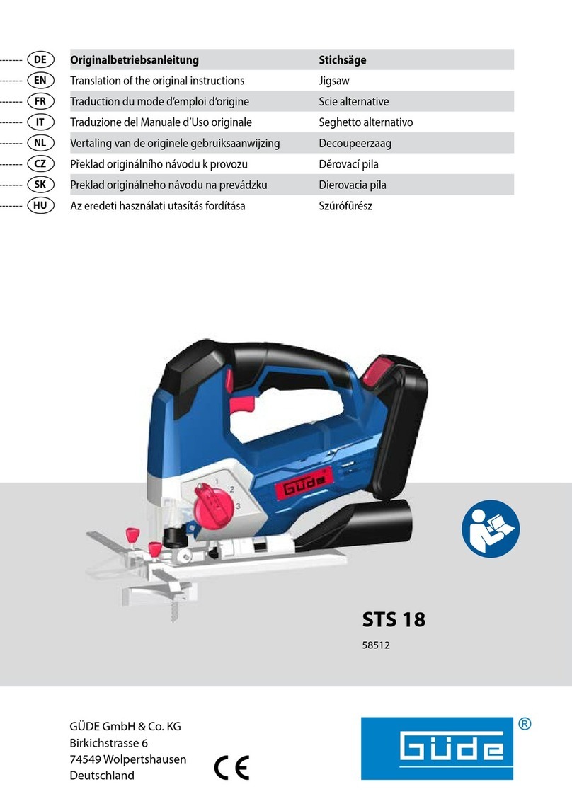 GÜDE STS 18 Original instructions