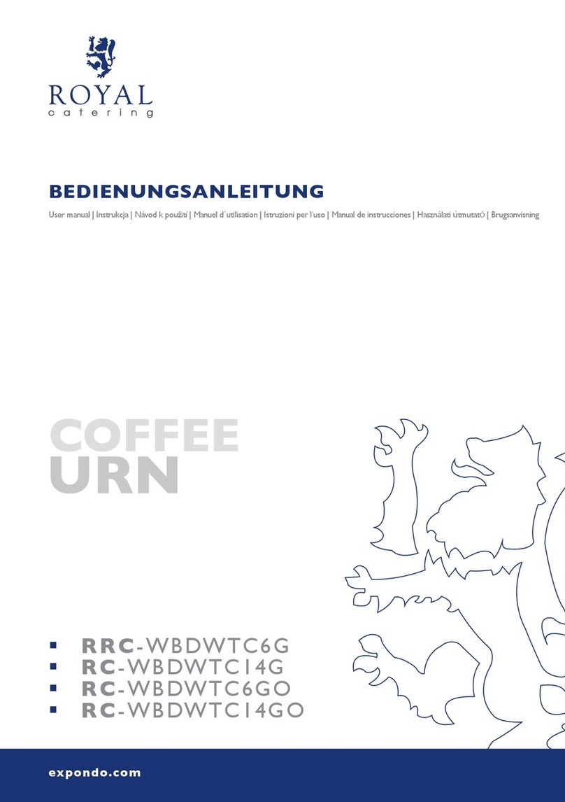 Royal Catering COFFEE URN user manual