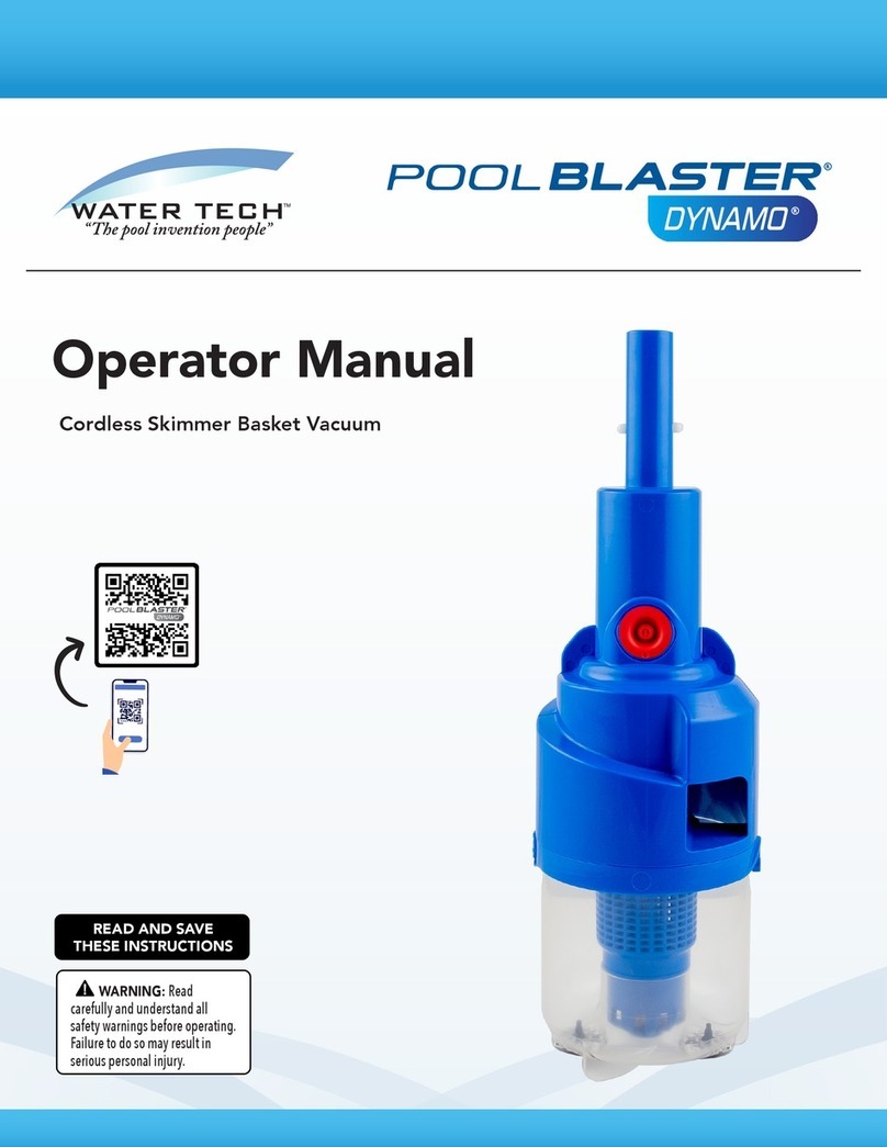 WaterTech POOL BLASTER DYNAMO 18001JL: 852506007386 Operator's manual