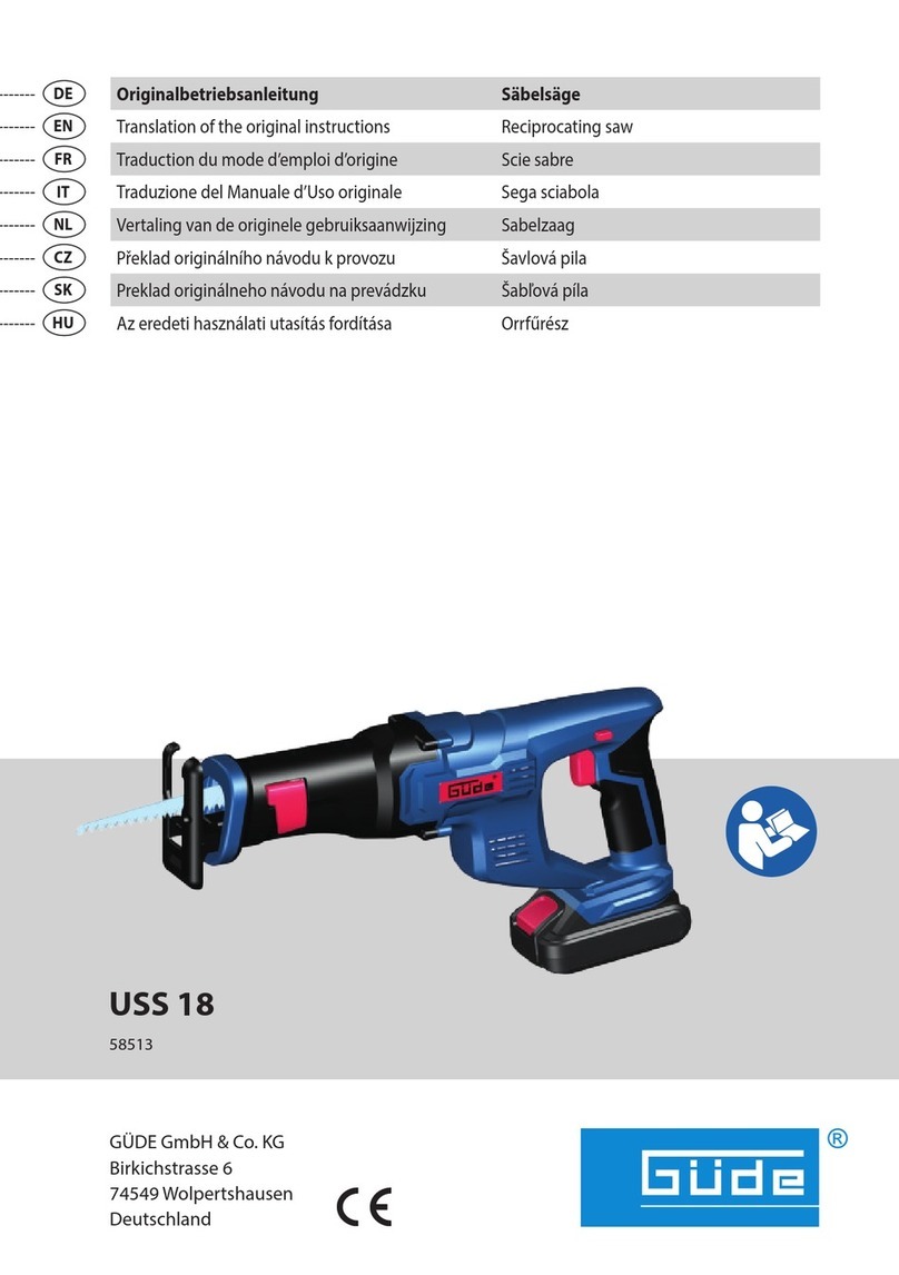 GÜDE USS 18 User manual