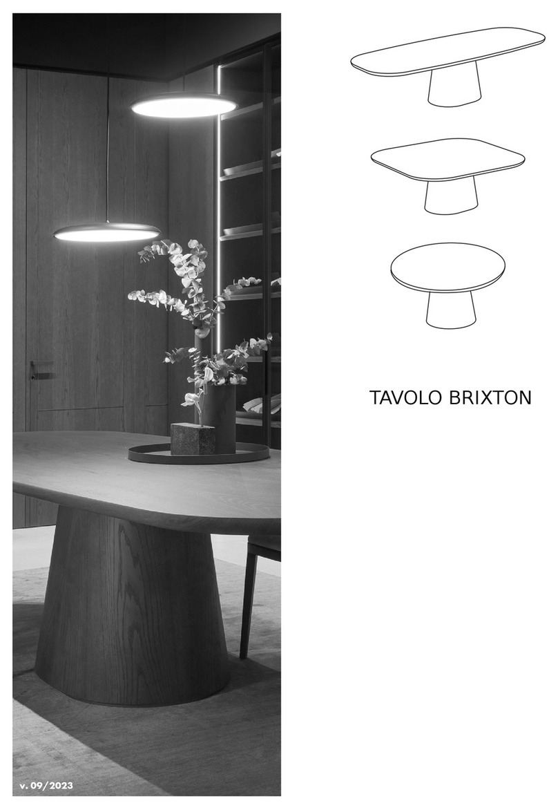 diotti TAVOLO BRIXTON User manual diotti TAVOLO BRIXTON User manual