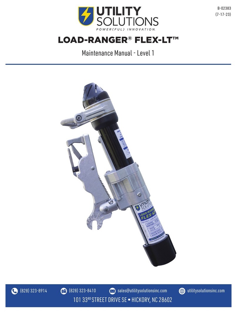 Utility Solutions LOAD-RANGER FLEX-LT Maintenance manual