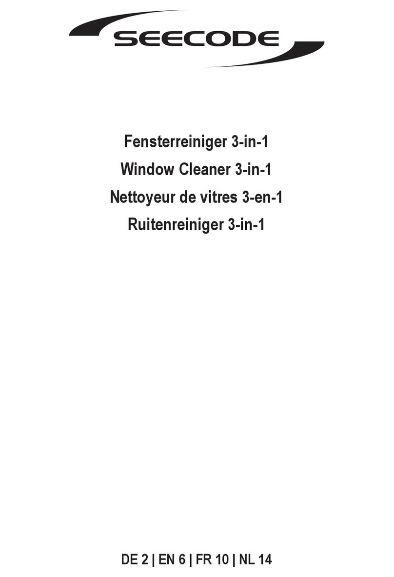 Seecode Window Cleaner 3-in-1 User manual