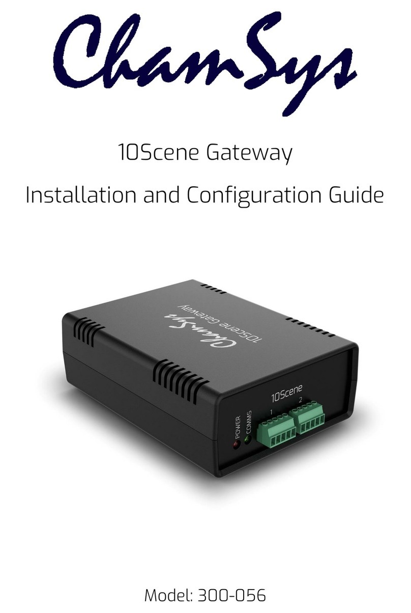 ChamSys 10Scene Installation and configuration guide