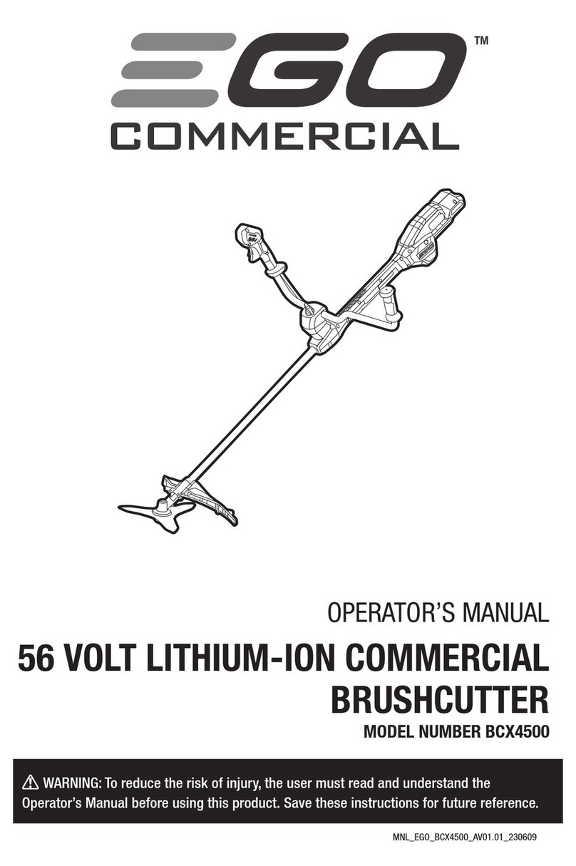 EGO COMMERCIAL BCX4500 Operator's manual