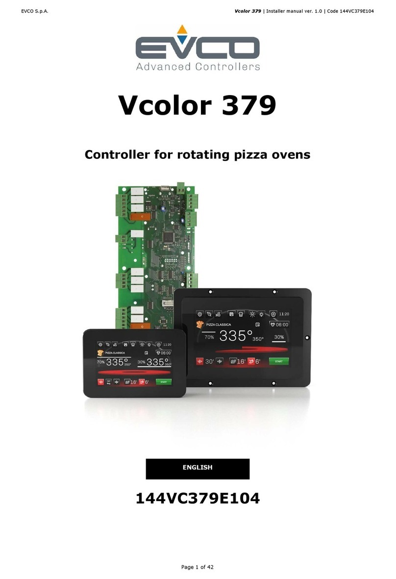 Evco Vcolor 379 User guide