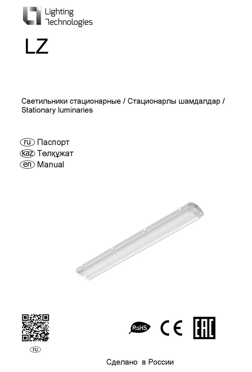 Lighting Technologies LZ Series User manual