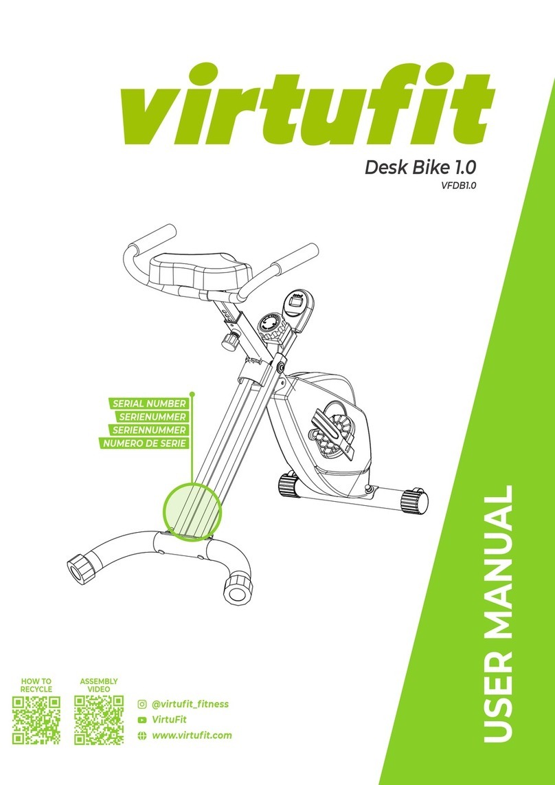 VIRTUFIT Desk Bike 1.0 user manual