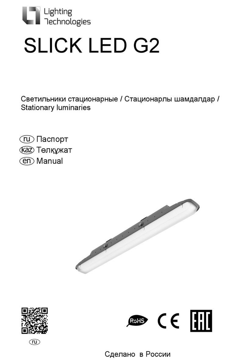 Lighting Technologies HB LED G2 Series User manual