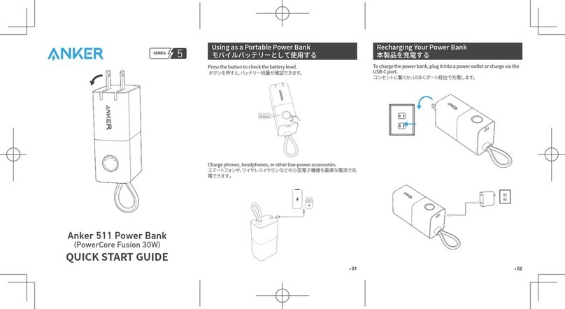 Anker 511 User manual