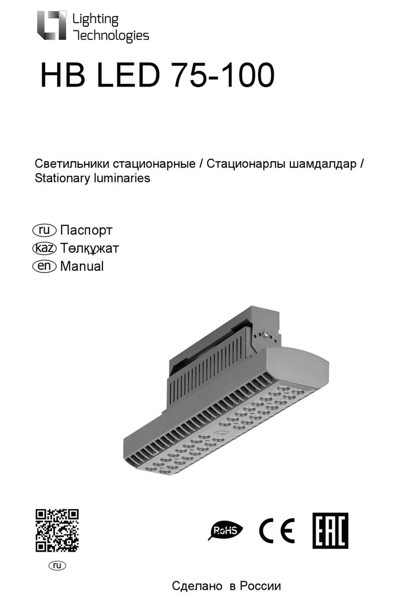 Lighting Technologies HB LED Series User manual