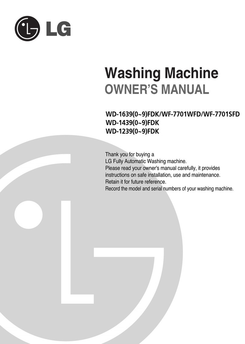 LG WF-7701WFD User manual