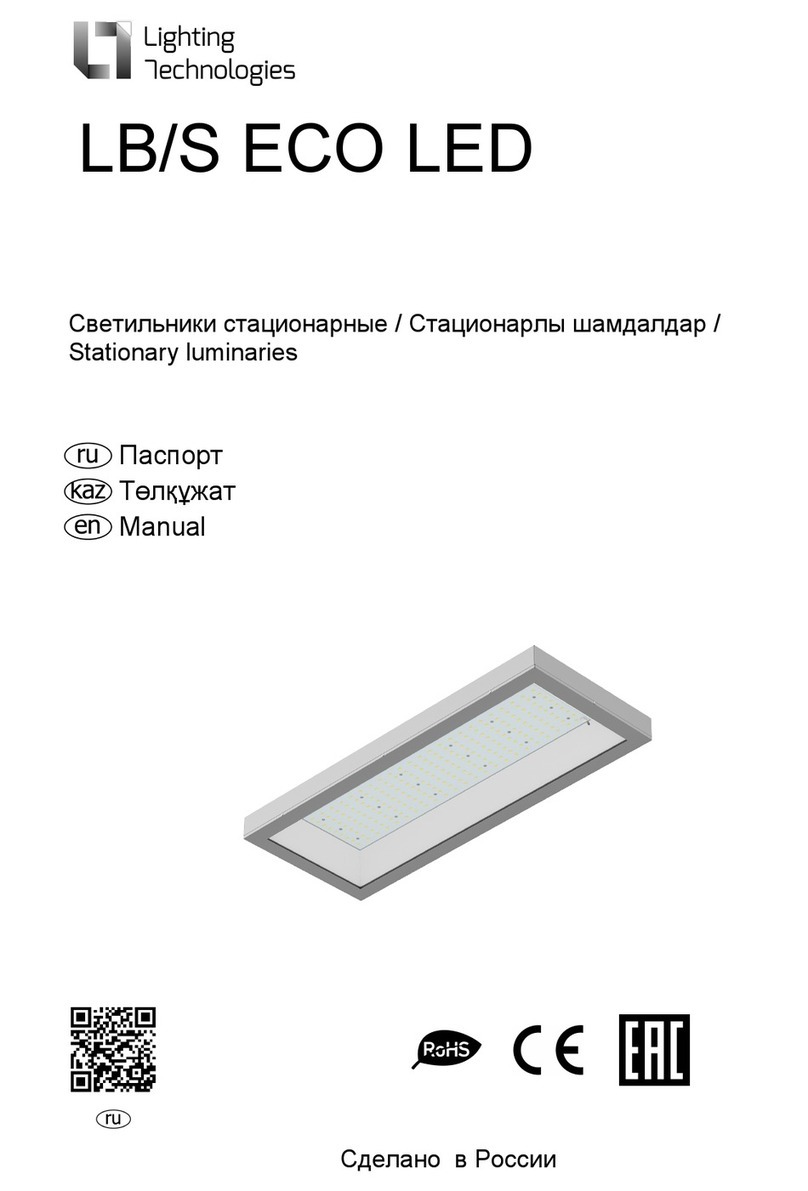 Lighting Technologies LB/S ECO LED Series User manual
