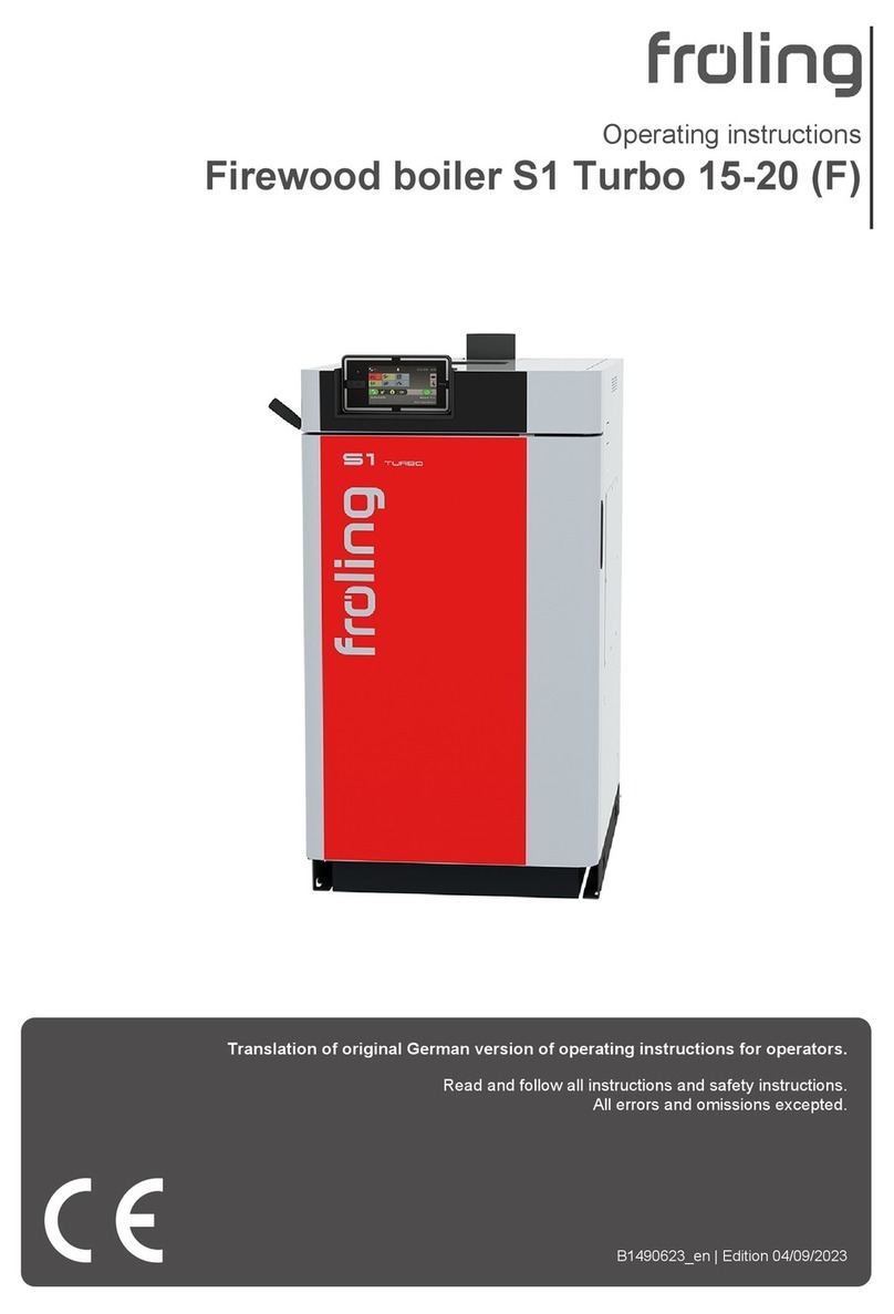 Fröling S1 Turbo 15-20 (F) operating instructions