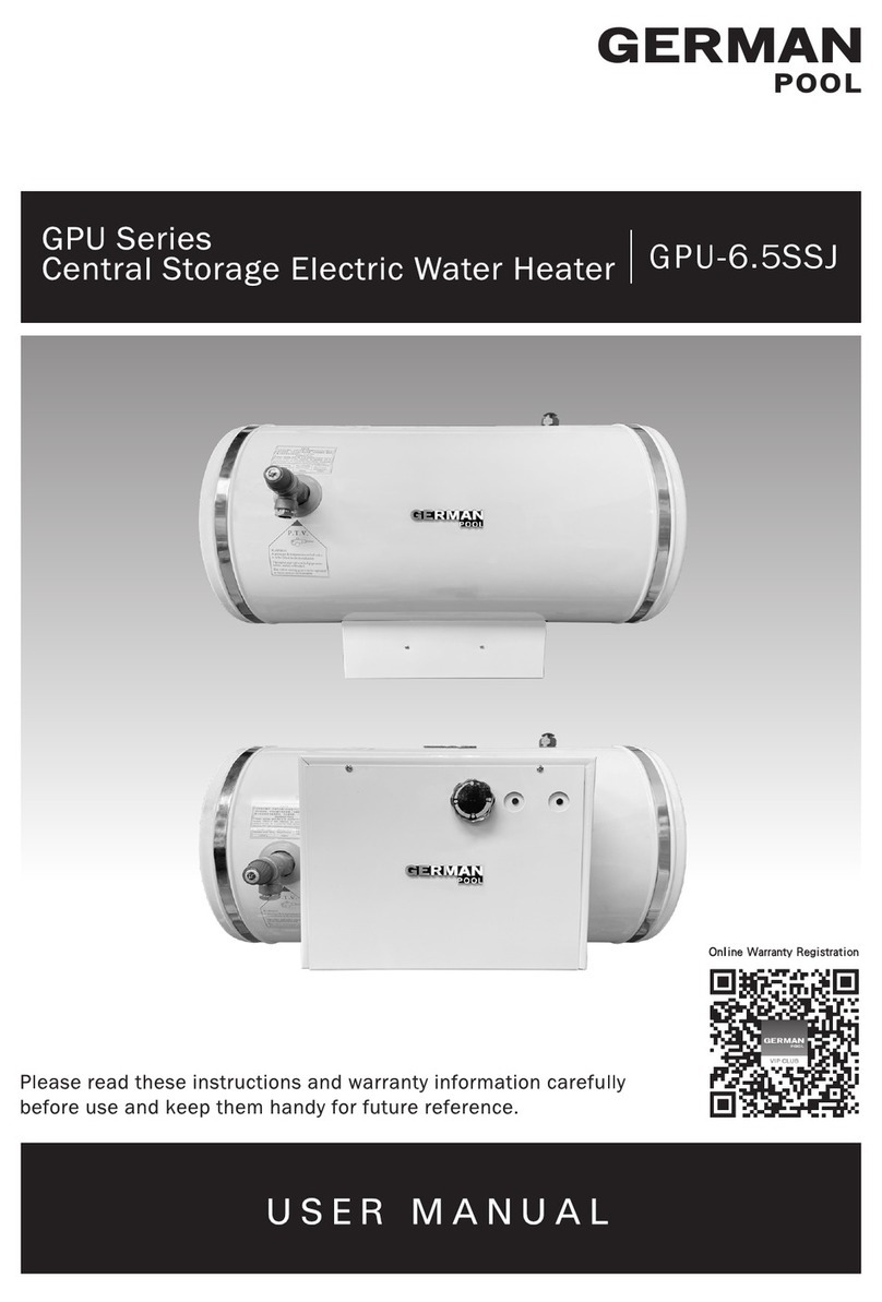 German pool GPU Series User manual