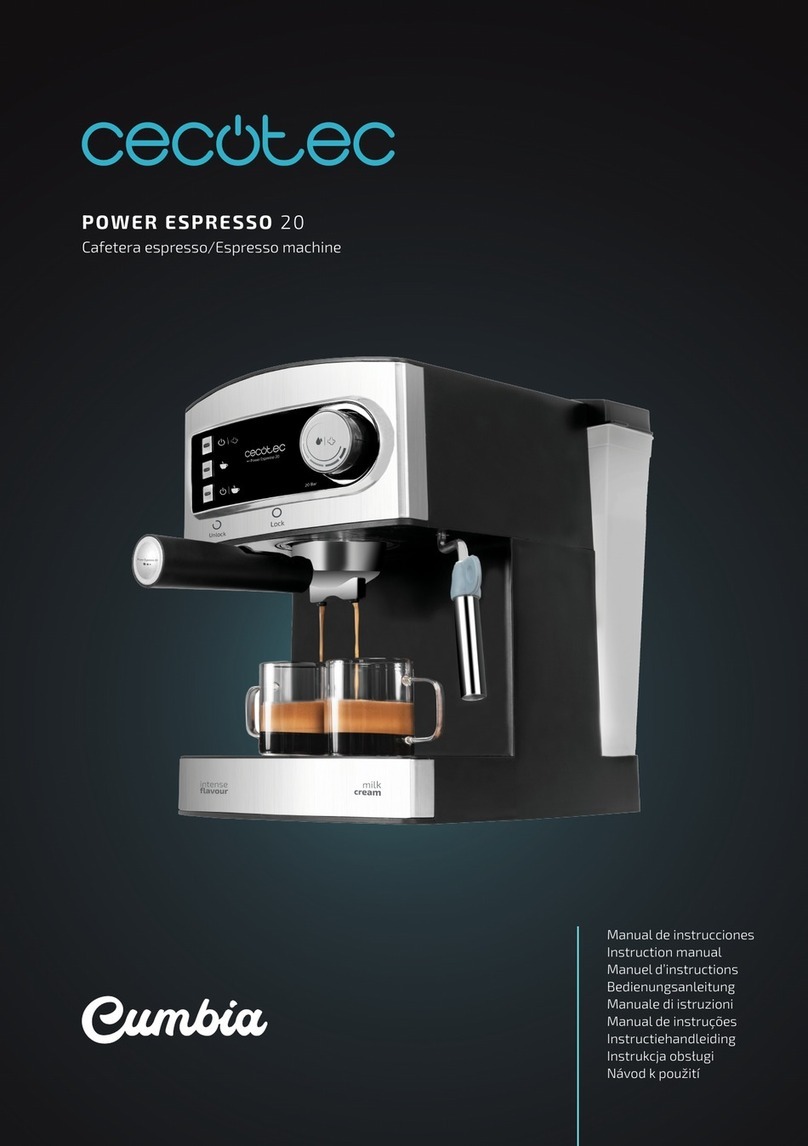 cecotec POWER ESPRESSO 20 instruction manual